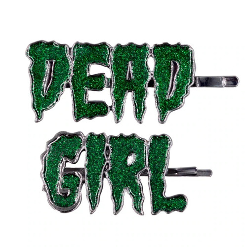 Kreepsville 666 Text Hair Slides: Dead Girl