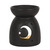 Black Mystical Moon Cutout Oil Burner