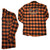 Kreepsville 666 Trick or Treat Pumpkin Orange Flannel Shirt - Medium to 3XL