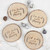 Log Slice Coaster Set: Eat, Drink and Be Merry Log Slice Coaster Set: Eat, Drink and Be Merry