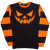 Kreepsville 666 Trick Or Treat Pumpkin Striped Sweater - Small, Medium, 2XL and 3XL