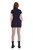 Banned Tartan Night Zip Dress: Purple - Large Banned Tartan Night Zip Dress: Purple - Large