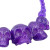 Kreepsville 666 Skull Collection Necklace: Purple Glitter Kreepsville 666 Skull Collection Necklace: Purple Glitter