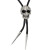 Kreepsville 666 Bolo Western Tie: Chrome Skull Kreepsville 666 Bolo Western Tie: Chrome Skull