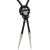 Kreepsville 666 Bolo Western Tie: Chrome Skull Kreepsville 666 Bolo Western Tie: Chrome Skull