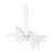 White Triple Moon Spell Candle Holder