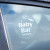Baby Bat On Board Car Window Sign
