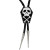 Kreepsville 666 Bolo Western Tie: Coffin Skull X Bones
