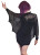 Necessary Evil Cybele Mini Dress with Bat Wing Sleeves Necessary Evil Cybele Mini Dress with Bat Wing Sleeves