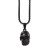 Black Skull Pendant Necklace Black Skull Pendant Necklace