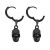 Black Skull Earrings Black Skull Earrings