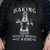 Goth Apron: Baking - Because Murder Is Wrong