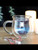Clear Double Walled Glass Cauldron Mug Clear Double Walled Glass Cauldron Mug