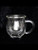 Clear Double Walled Glass Cauldron Mug Clear Double Walled Glass Cauldron Mug