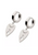 BodyVibe Moon and Star Planchette Dangle Huggie Earrings (Pair)