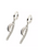 BodyVibe Crescent Moon Chain Huggie Earrings (Pair) BodyVibe Crescent Moon Chain Huggie Earrings (Pair)