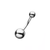 BodyVibe Silver Navel Barbell