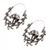 BodyVibe Silver Mushrooms and Ferns Plug Hoop Earrings (Pair) BodyVibe Silver Mushrooms and Ferns Plug Hoop Earrings (Pair)