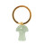 Crystal Mushroom Keyring: Aventurine Crystal Mushroom Keyring: Aventurine
