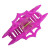 Kreepsville 666 Spiderweb Hair Claw: Pink