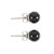 Crystal Stud Earrings: Black Agate - Grounding Crystal Stud Earrings: Black Agate - Grounding
