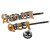 Kreepsville 666 Halloween Queen Text Hair Slides