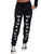 Too Fast Bats and Stars Fleece Sweatpants: Black / White - Small Too Fast Bats and Stars Fleece Sweatpants: Black / White - Small
