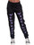 Too Fast Bats and Stars Fleece Sweatpants: Black / Purple - XL and 3XL Too Fast Bats and Stars Fleece Sweatpants: Black / Purple - XL and 3XL