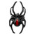 Kreepsville 666 Black Widow Spider Ring