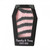 Gothic Striped Socks in Coffin Gift Box: Black / Pink Gothic Striped Socks in Coffin Gift Box: Black / Pink