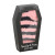 Gothic Striped Socks in Coffin Gift Box: Black / Pink Gothic Striped Socks in Coffin Gift Box: Black / Pink