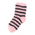 Gothic Striped Socks in Coffin Gift Box: Black / Pink Gothic Striped Socks in Coffin Gift Box: Black / Pink