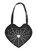 Spiderweb Heart Satin Tote Bag