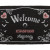 Ouija Talking Board Doormat: Black / Pink Ouija Talking Board Doormat: Black / Pink