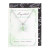 Crystal Moon Necklace On Greeting Card: Green Aventurine Crystal Moon Necklace On Greeting Card: Green Aventurine