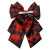 Kreepsville 666 Blood Splatter Hair Bow: Black / Cleaver