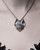 Rogue + Wolf Vampire Bat Necklace in Mirror Steel