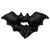 Kreepsville 666 Black Bat Bun Topper