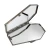 Kreepsville 666 Zombie Girl Coffin Compact Mirror