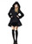 Hell Bunny Sarah Jane Coat: Black - 2XL