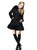 Hell Bunny Sarah Jane Coat: Black - 2XL