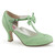 Pin Up Couture Flapper Bow Heels: Mint - In Stock
