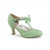 Pin Up Couture Flapper Bow Heels: Mint - In Stock