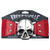 Kreepsville 666 Elastic Belt: Skull - Red