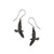 Alchemy Gothic - Black Raven Earrings