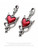Alchemy Urban Accessories - Devil Heart Earrings