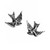 Alchemy UL17 Urban Accessories - Swallow Stud Earrings