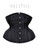 Restyle Underbust Corset: Black Brocade