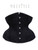 Restyle Underbust Corset: Matte Black