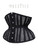 Restyle Underbust Corset: Black Mesh